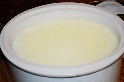 Slow Cooker Greek yogurt
