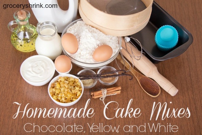 homemade cake mixes