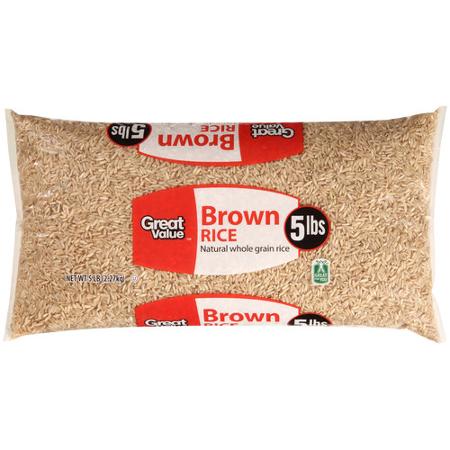 brown rice package