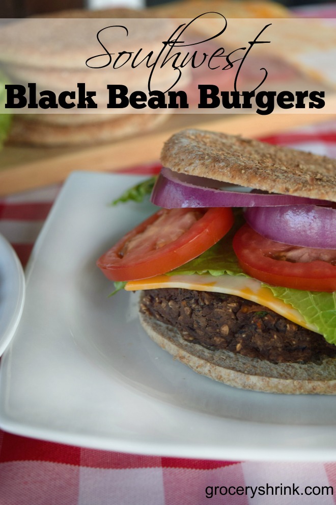 Southwest Black Bean Burgers