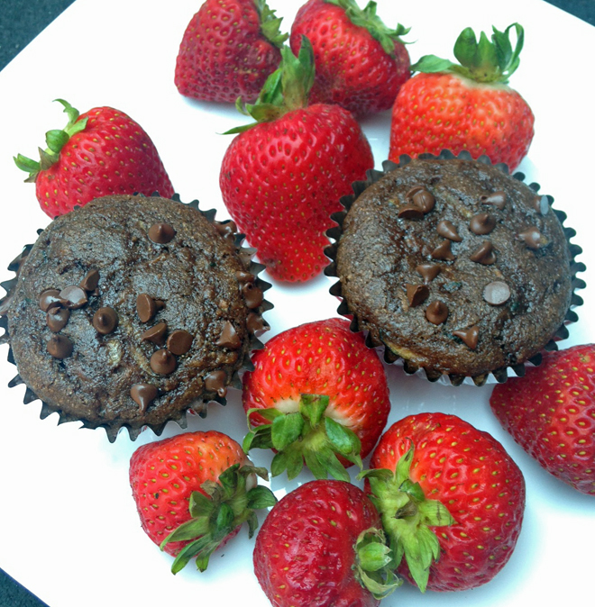 Chocolate Zucchini Muffins