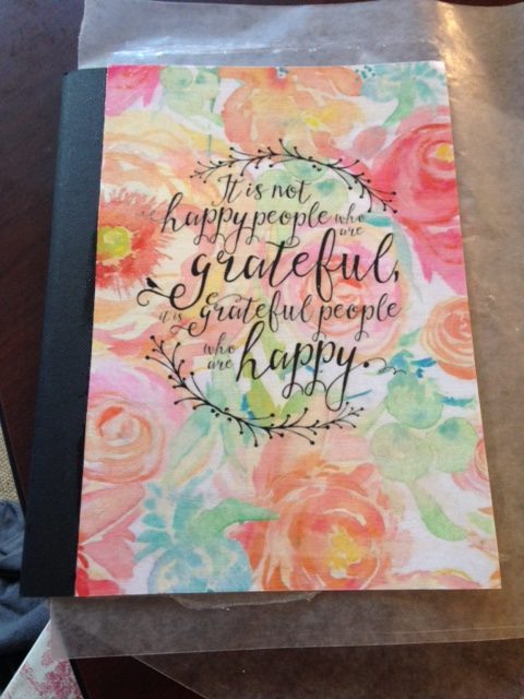 gratitude journal drying
