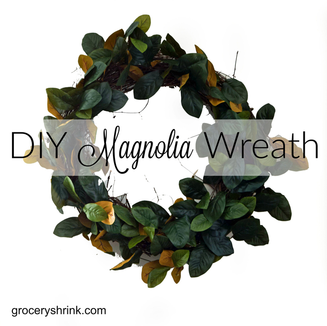 DIY Magnolia Wreath