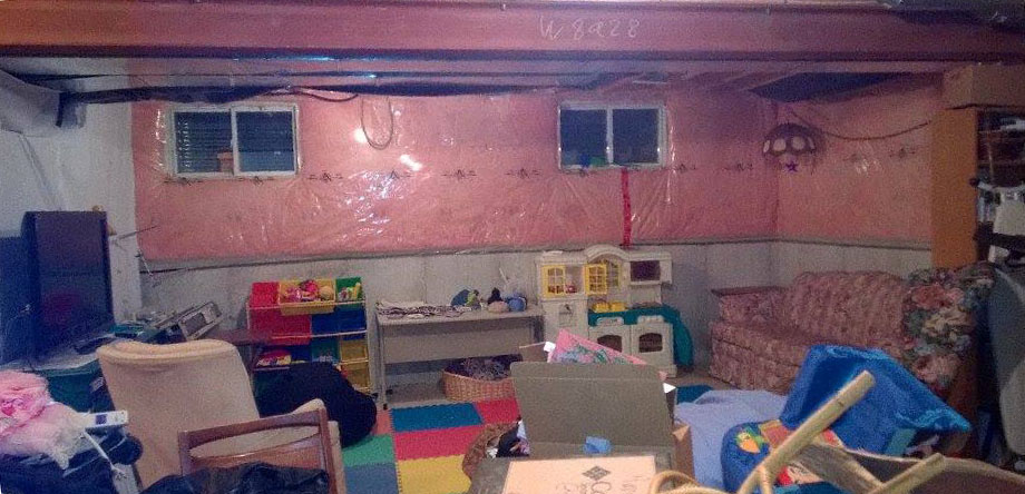 debbie's basement toy area before