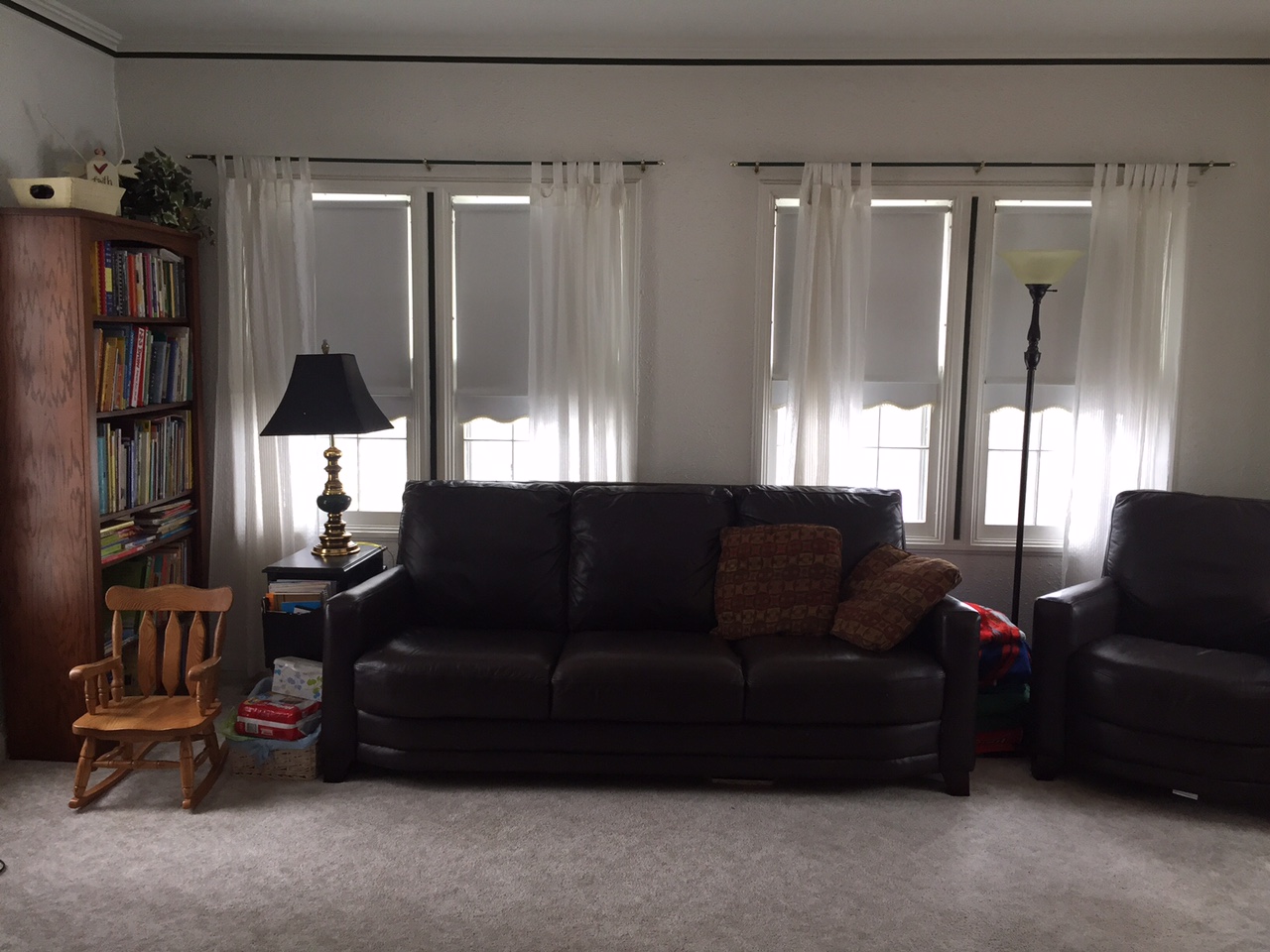 kristen's sunroom before